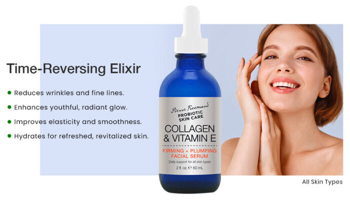 Collagen & Vitamin E Firming + Plumping Facial Serum - Image 4